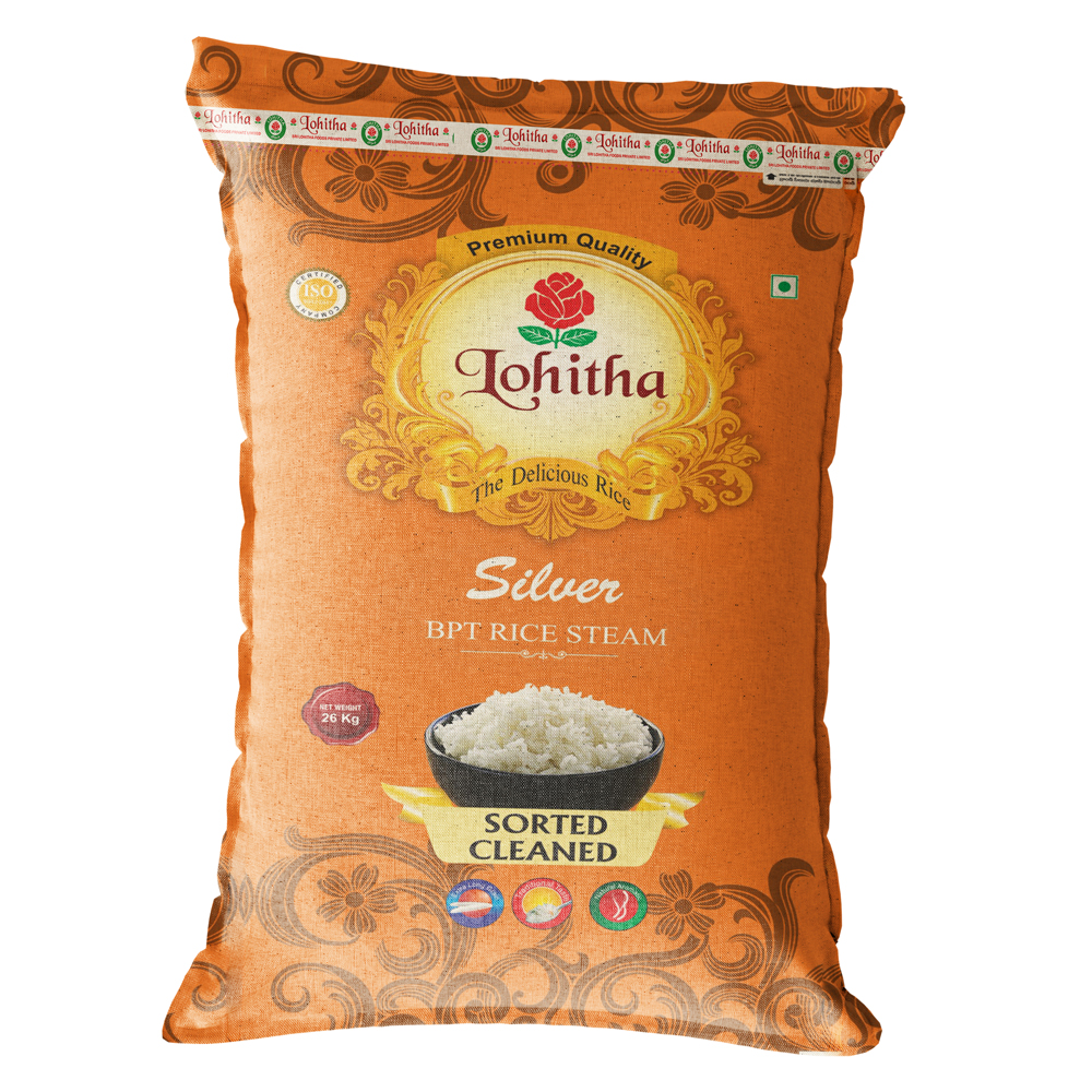 Silver BPT Steam Rice 26Kgs